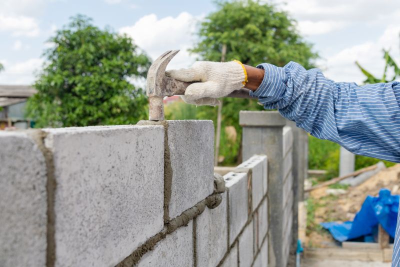 Cinder Block Wall Repair detail